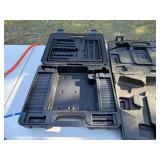 Pair of Durable Empty Plastic Tool Cases with Molded Compartments