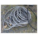Garden Hose Storage Box with Reel and Additional Hose
