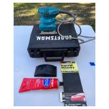 Craftsman Orbital Sander with Accessories - Sandpaper, Glaze, Block