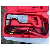 Milwaukee Corded Heavy-Duty Right Angle Drill with Case