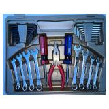 Comprehensive Tool Set with Wrenches, Sockets, Screwdrivers & Pliers