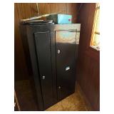 HomSafe Metal Security Cabinet with Double Door Lock System
