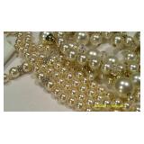 Pearl Bead Necklace & Bracelets