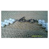 Pendant Necklace & Grey Elaborate Necklace