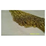 Golden Chain Necklace & Golden Earrings