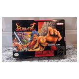 Breath of Fire Super Nintendo Game with Box and Inserts - Untested