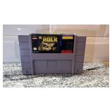 The Incredible Hulk Super Nintendo SNES Game Cartridge