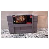 Super Nintendo Shadowrun Game Cartridge with FuncoLand Sleeve - Untested