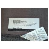 ML - Room & Board Gray Upholstered 3-Seat Sofa