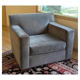 ML - Room & Board Modern Gray Upholstered Armchair