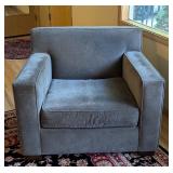 ML - Room & Board Modern Gray Upholstered Armchair