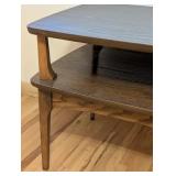 ML - Vintage Mid Century Two-Tier Wooden Side Table