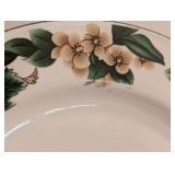 K - Cades Cove Collection Incomplete Dinnerware Set with 9 Dinner Plates and Serving Pieces