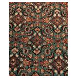 ML - Pair of 24x53 Inch Persian-Style Accent Rugs with Fringe