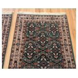 ML - Pair of 24x53 Inch Persian-Style Accent Rugs with Fringe