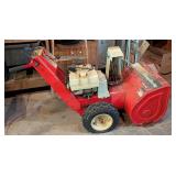 G - Simplicity 860SE Snow Blower, Works, Flat Tire