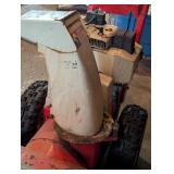 G - Simplicity 860SE Snow Blower, Works, Flat Tire