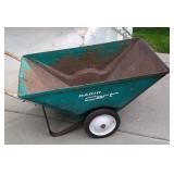 G - Vintage Radio Cart Utility Wheelbarrow