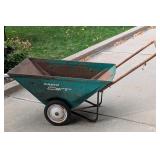 G - Vintage Radio Cart Utility Wheelbarrow