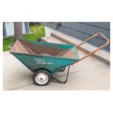 G - Vintage Radio Cart Utility Wheelbarrow