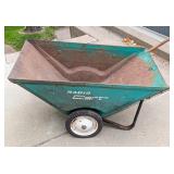 G - Vintage Radio Cart Utility Wheelbarrow