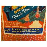 ML - Like New Vintage Shiny Brite Electrified Bubble-Brite Tree with 20 Multi-Color Lamps in Original Box