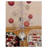 ML - 3.5ft Acrylic Christmas Tree with Large Collection of Ornaments
