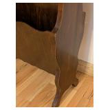 LR - Vintage Wooden Magazine Rack Table