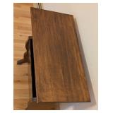 LR - Vintage Wooden Magazine Rack Table