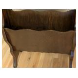 LR - Vintage Wooden Magazine Rack Table