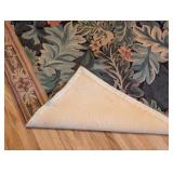 BR - Wool Area Rug with Floral Pattern