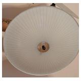 BR - Mid-Century Modern Aluminum Pendant Light Fixture, 16 Inch Diameter
