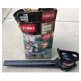 Toro Electric Super Blower Vac Model 51587 with Attachments and Bag