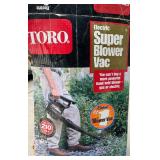Toro Electric Super Blower Vac Model 51587 with Attachments and Bag