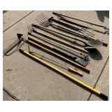 Collection of 11 Assorted Garden and Yard Tools
