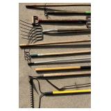 Collection of 11 Assorted Garden and Yard Tools