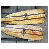 Large Fishing and Boating Gear Lot with Rods, Lures, Paddles, and Accessories
