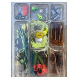 Large Fishing and Boating Gear Lot with Rods, Lures, Paddles, and Accessories