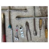 Assorted Hand Tools Lot with Tekton Impact Driver Set, Cross Wrenches, and More