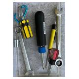 Assorted Hand Tools Lot with Tekton Impact Driver Set, Cross Wrenches, and More