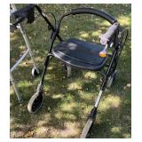 Pair of Mobility Aids: Guardian Walker and Nova Rollator Walker with Seat