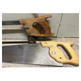 Collection of 4 Assorted Hand Saws and 1 Hacksaw