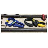 Collection of Assorted Clamps Woodworking and Metalworking