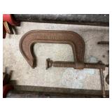 Collection of Assorted Clamps Woodworking and Metalworking