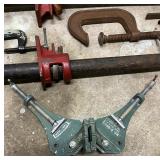 Collection of Assorted Clamps Woodworking and Metalworking