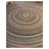 LL - Large 96-Inch Round Braided Area Rug