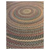 LL - Large 96-Inch Round Braided Area Rug