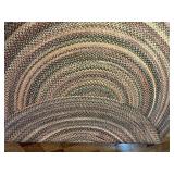 LL - Large 96-Inch Round Braided Area Rug