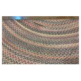LL - Large 96-Inch Round Braided Area Rug
