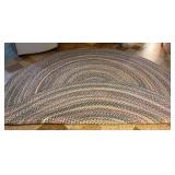 LL - Large 96-Inch Round Braided Area Rug